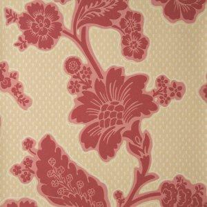 LITTLE GREENE SOHO SQUARE WALLPAPER BRONZE RED
